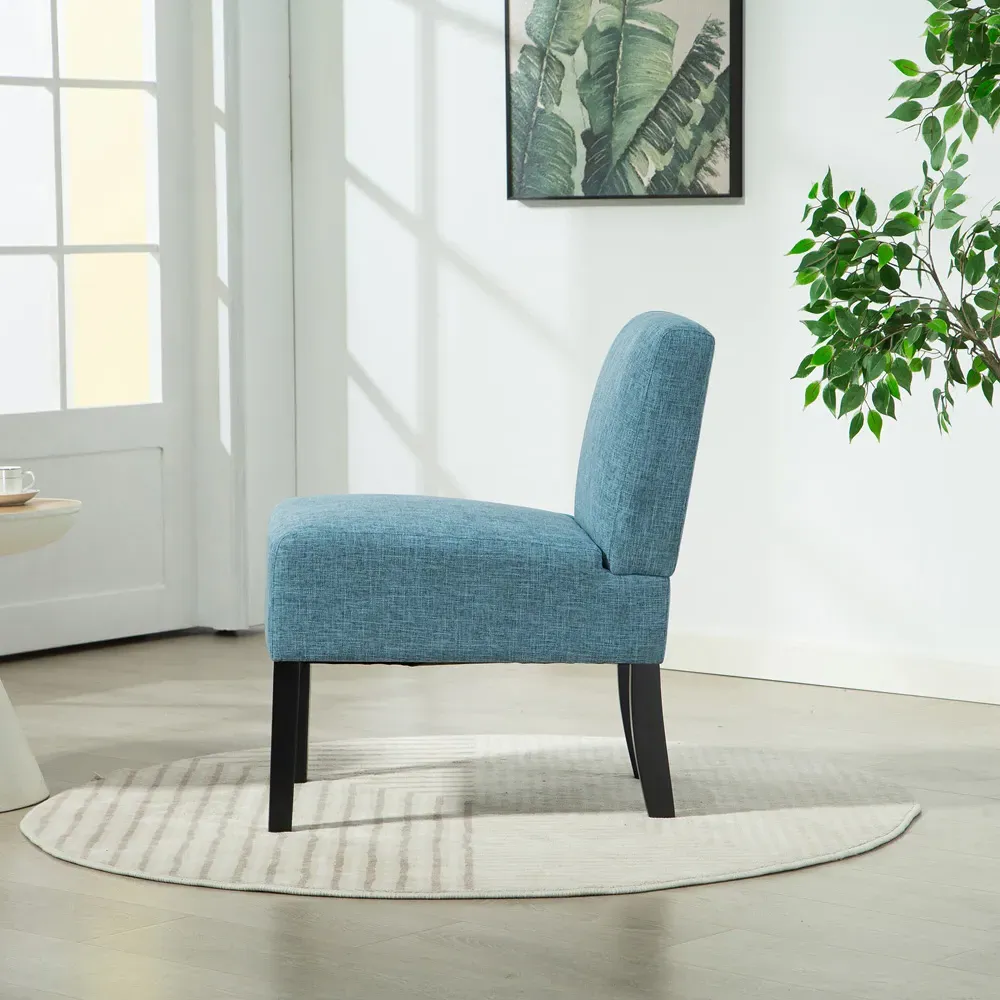 Elara Fabric Accent Chair - Teal