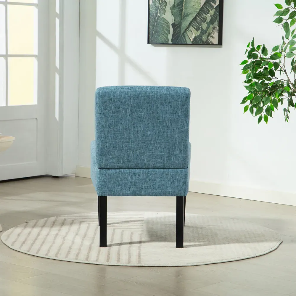 Elara Fabric Accent Chair - Teal