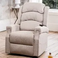 Eltham Electric Lift Recliner Chair with Massage - Beige