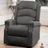Eltham Electric Lift Recliner Chair with Massage - Dark Grey