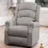 Eltham Electric Lift Recliner Chair with Massage - Light Grey