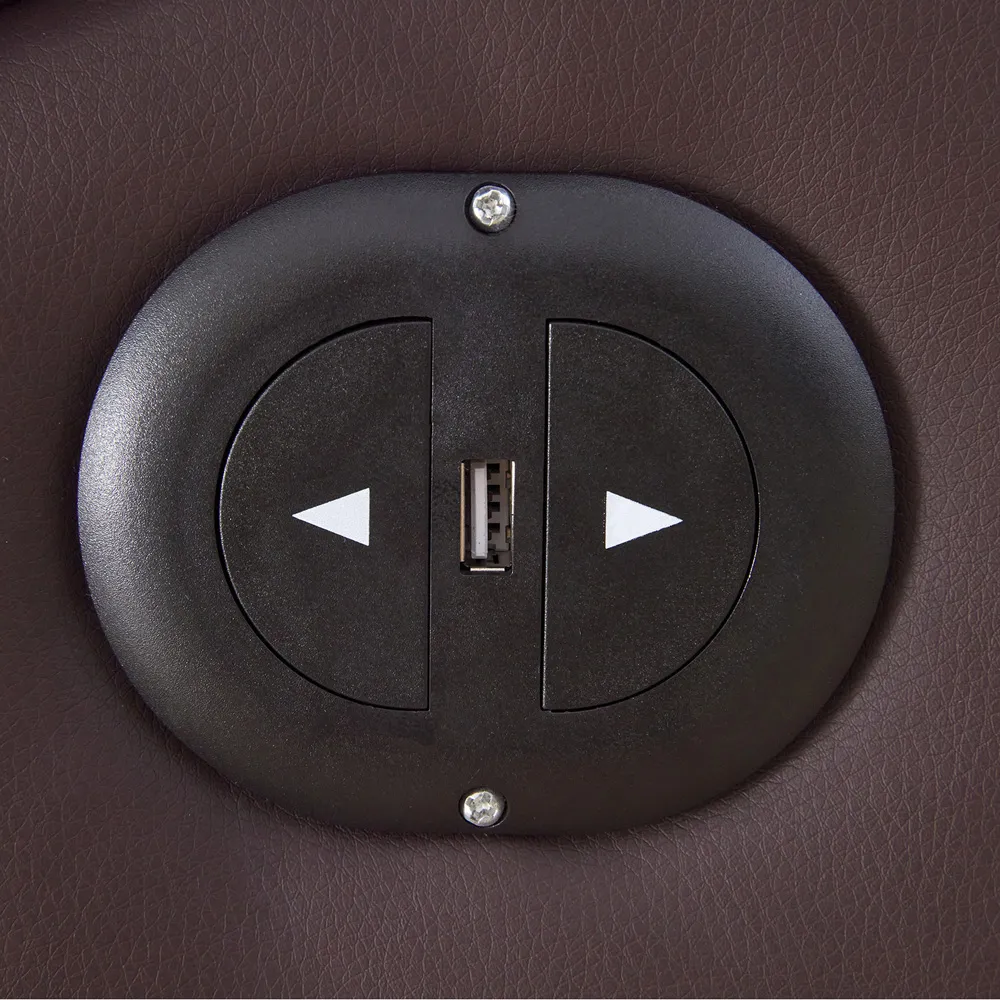 Glendale 2-Seater Electric Recliner Sofa - Brown, Bonded Leather