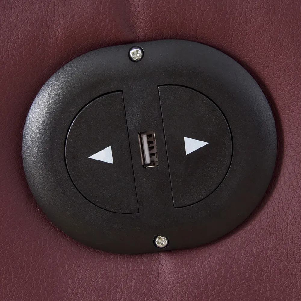 Glendale 2-Seater Electric Recliner Sofa - Red, Bonded Leather