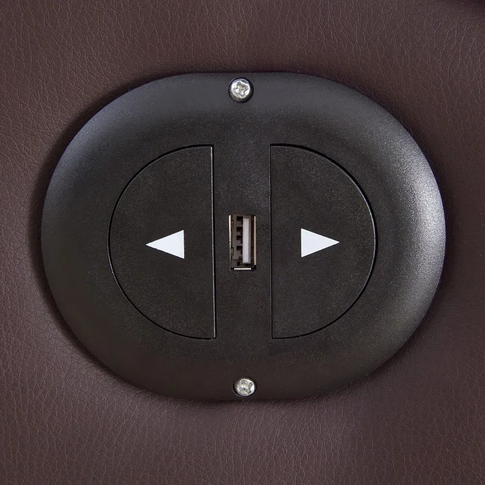 Glendale 3-Seater Electric Recliner Sofa - Brown, Bonded Leather