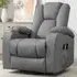 Hartville Electric Recliner Chair with Massage and Heat - Grey