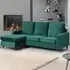 Hendrick 3-Seater Reversible Corner Sofa - Green