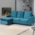 Hendrick 3-Seater Reversible Corner Sofa - Teal