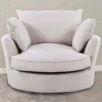 Irwin Swivel Cuddle Chair - Beige