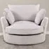 Irwin Swivel Cuddle Chair - Beige