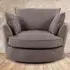 Irwin Swivel Cuddle Chair - Brown
