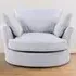 Irwin Swivel Cuddle Chair - Grey