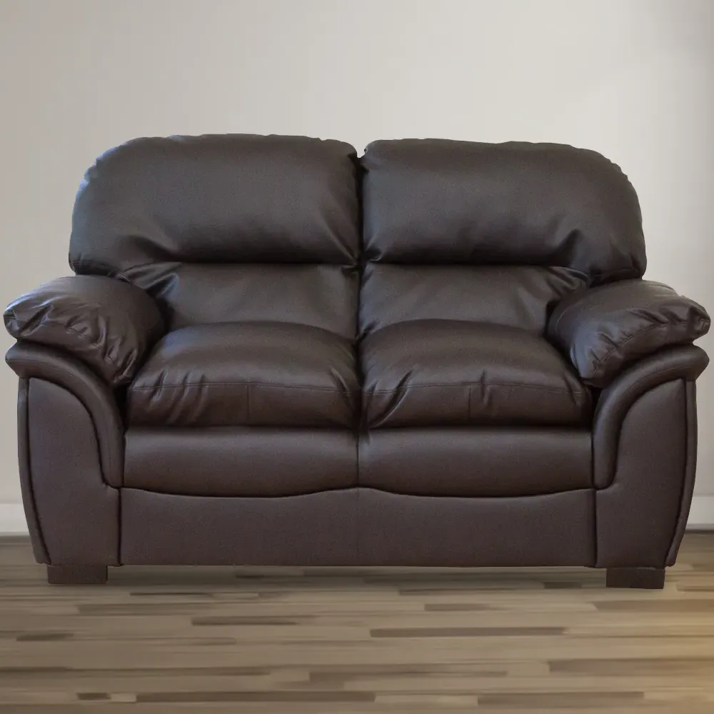 Leverton 2-Seater Sofa - Brown, Bonded Leather image