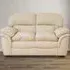 Leverton 2-Seater Sofa - Cream, Bonded Leather