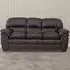 Leverton 3-Seater Sofa - Brown, Bonded Leather