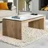 Lucerne Rectangular Coffee Table - White, Stone