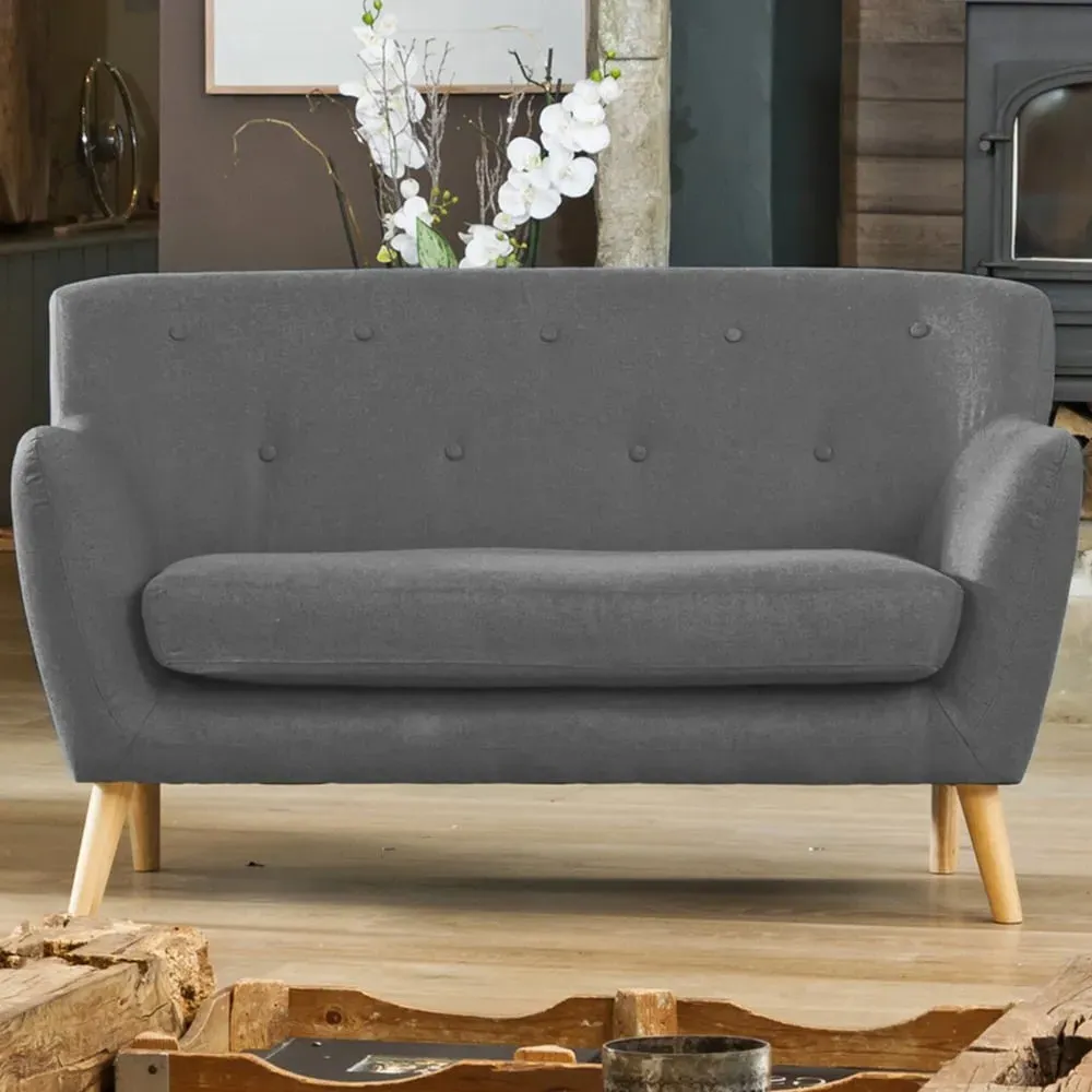 Lynwood 2-Seater Sofa - Dark Grey, Fabric image