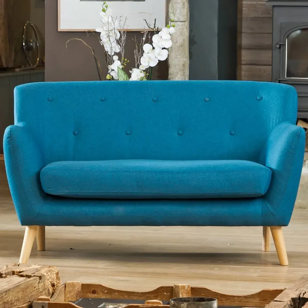 Lynwood 2-Seater Sofa - Teal, Fabric image