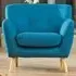 Lynwood Fabric Armchair - Teal