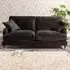 Mackenzie 2-Seater Sofa - Black, Velvet