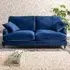 Mackenzie 2-Seater Sofa - Blue, Velvet