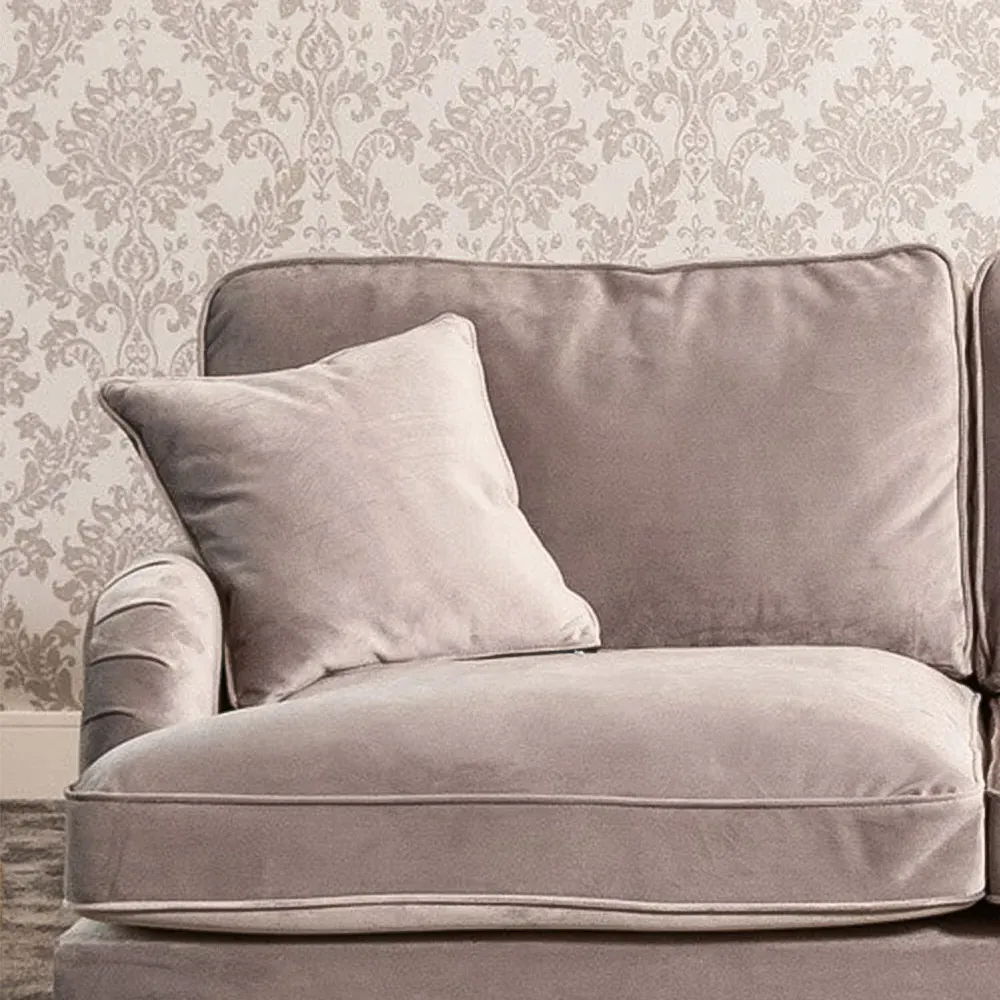 Mackenzie 2-Seater Sofa - Grey, Velvet