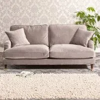 Mackenzie 2-Seater Sofa - Grey, Velvet