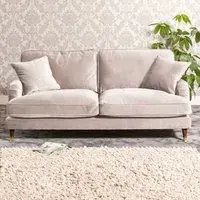 Mackenzie 2-Seater Sofa - Silver, Velvet