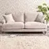 Mackenzie 2-Seater Sofa - Silver, Velvet