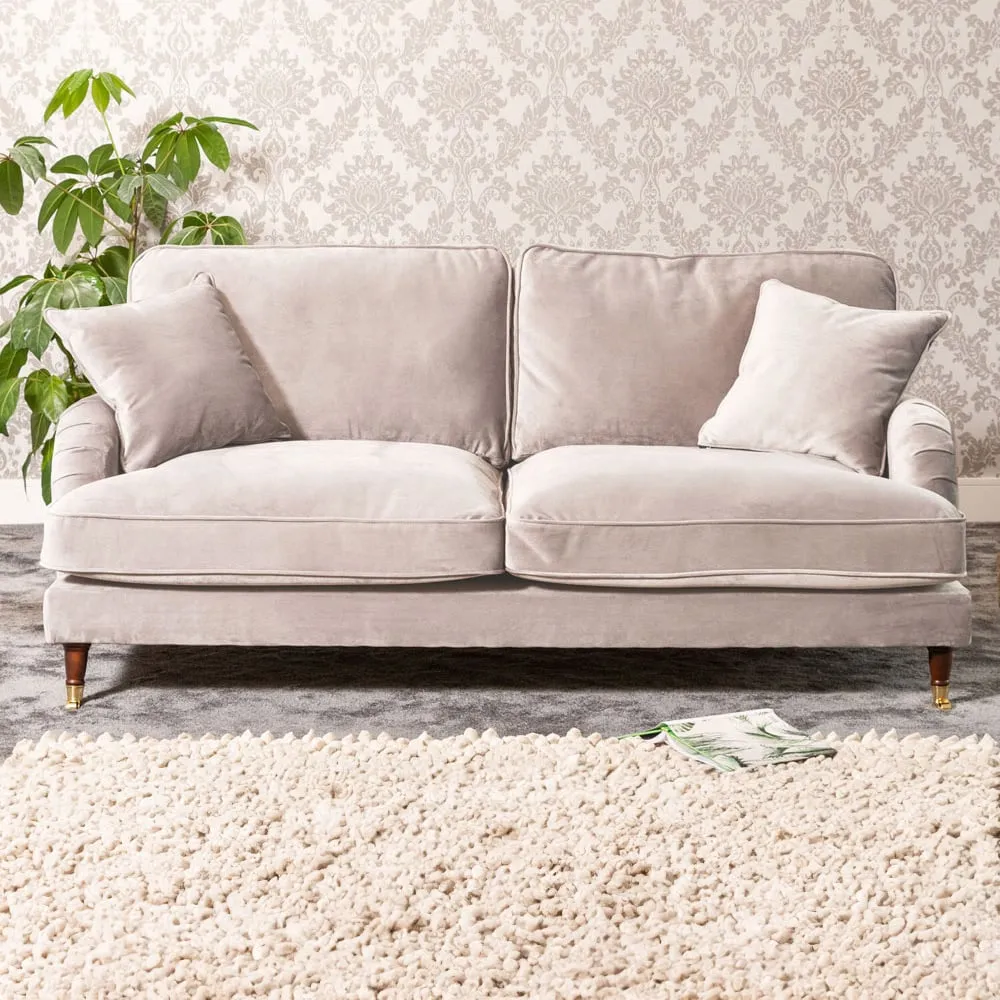 Mackenzie 2-Seater Sofa - Silver, Velvet image