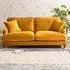 Mackenzie 2-Seater Sofa - Yellow, Velvet