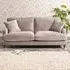 Mackenzie 3-Seater Sofa - Grey, Velvet