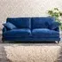 Mackenzie 4-Seater Sofa - Blue, Velvet