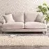 Mackenzie 4-Seater Sofa - Silver, Velvet