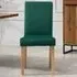 Maiolo Set of 2 High-Back Dining Chairs - Green, Velvet