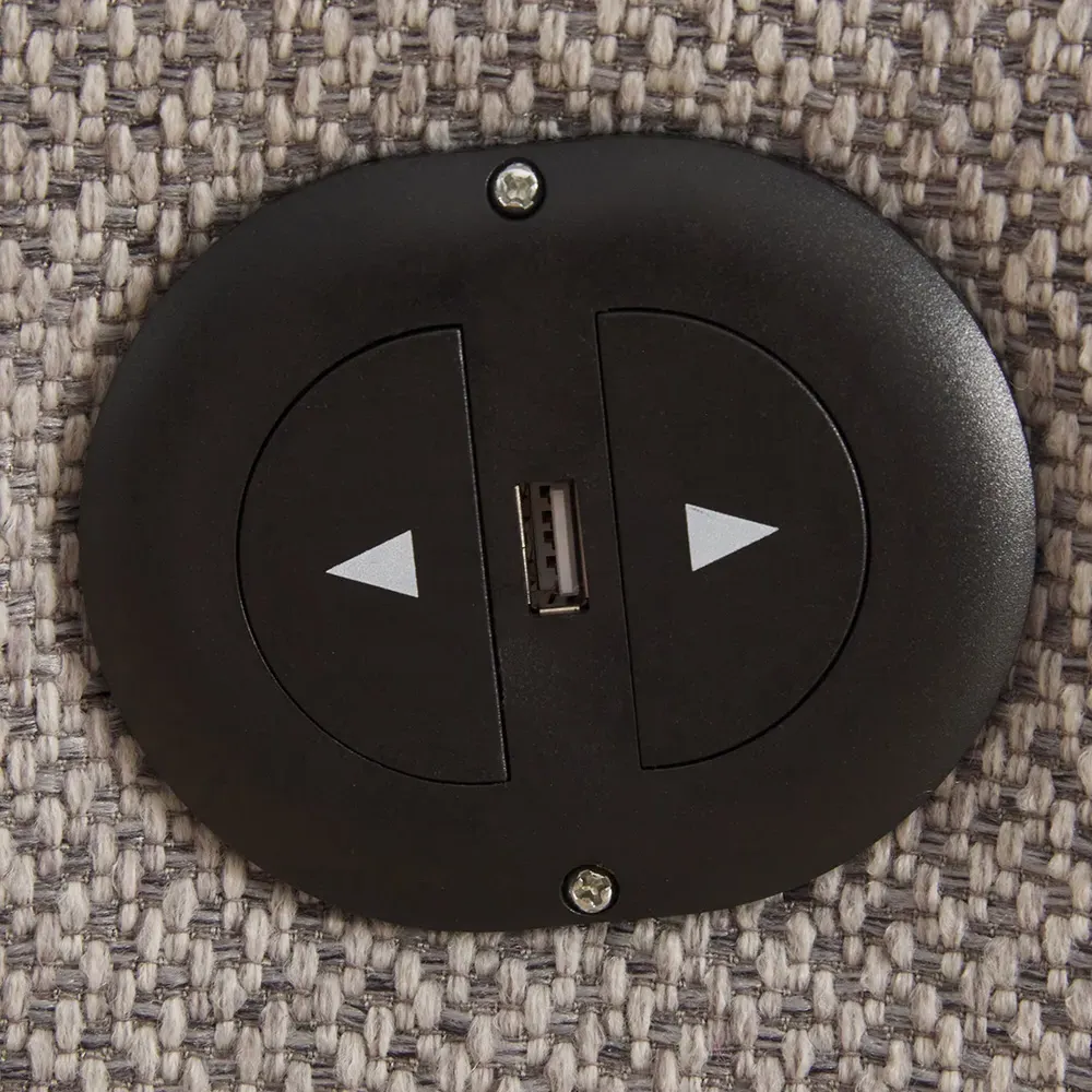 Marldon 2-Seater Electric Recliner Sofa - Light Grey