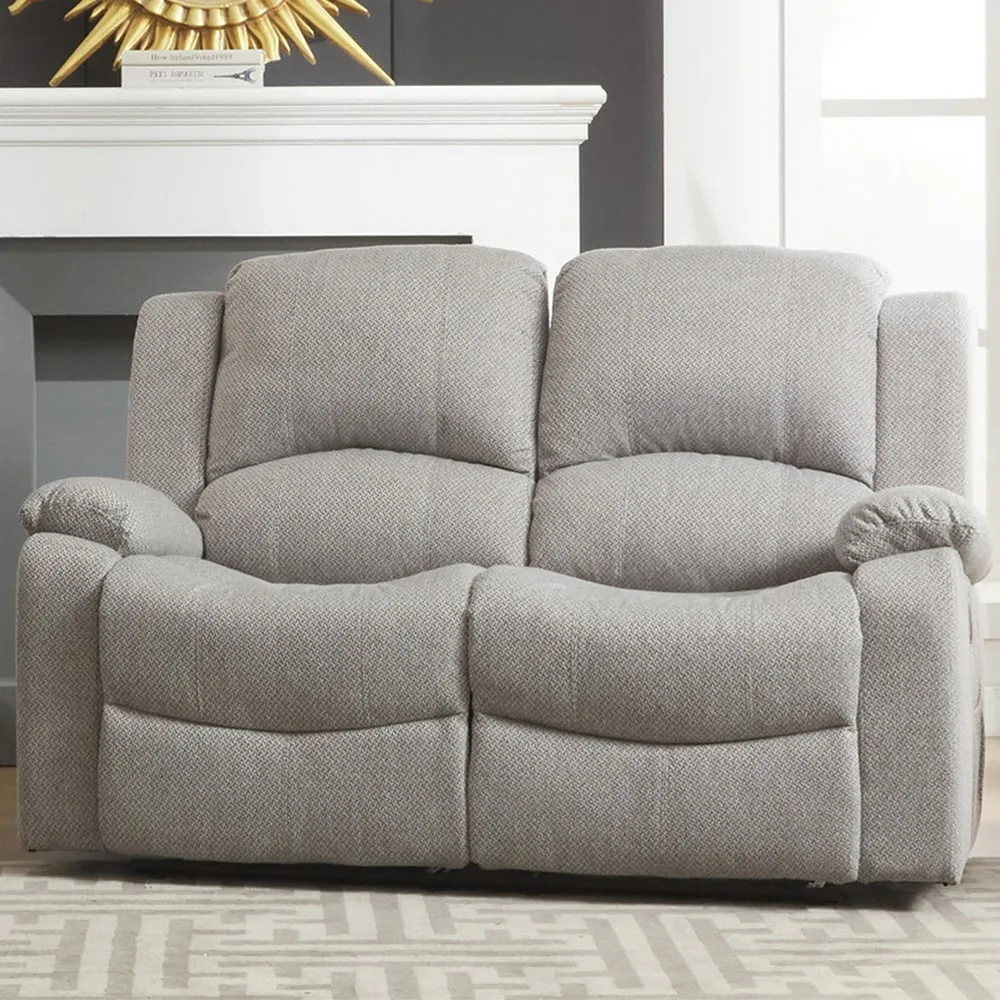 Marldon 2-Seater Electric Recliner Sofa - Light Grey