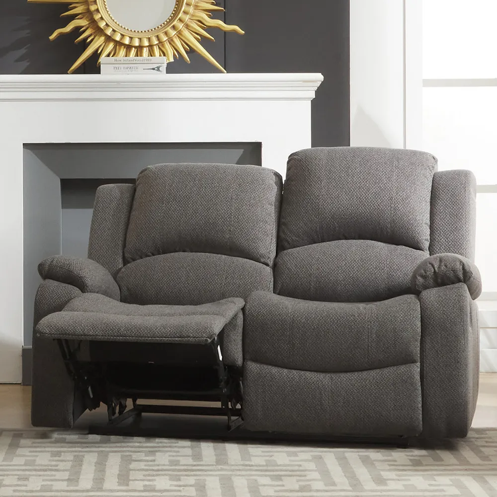 Marldon 2-Seater Manual Recliner Sofa - Dark Grey