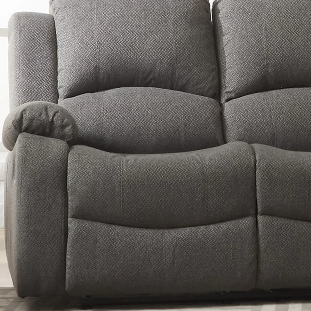 Marldon 2-Seater Manual Recliner Sofa - Dark Grey
