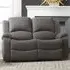 Marldon 2-Seater Manual Recliner Sofa - Dark Grey