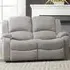 Marldon 2-Seater Manual Recliner Sofa - Light Grey
