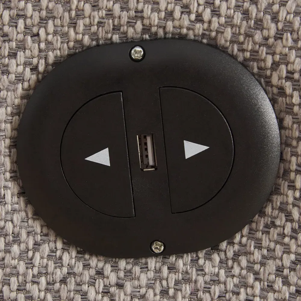 Marldon 3-Seater Electric Recliner Sofa - Light Grey