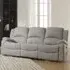 Marldon 3-Seater Electric Recliner Sofa - Light Grey