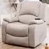 Marldon Electric Recliner Chair with Massage - Cream