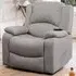 Marldon Electric Recliner Chair with Massage - Light Grey