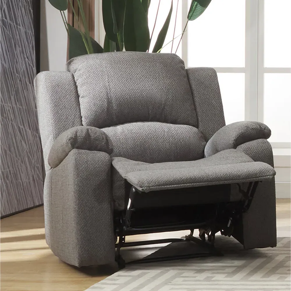 Marldon Single Seater Manual Recliner Sofa - Dark Grey