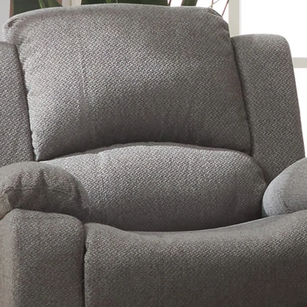 Marldon Single Seater Manual Recliner Sofa - Dark Grey