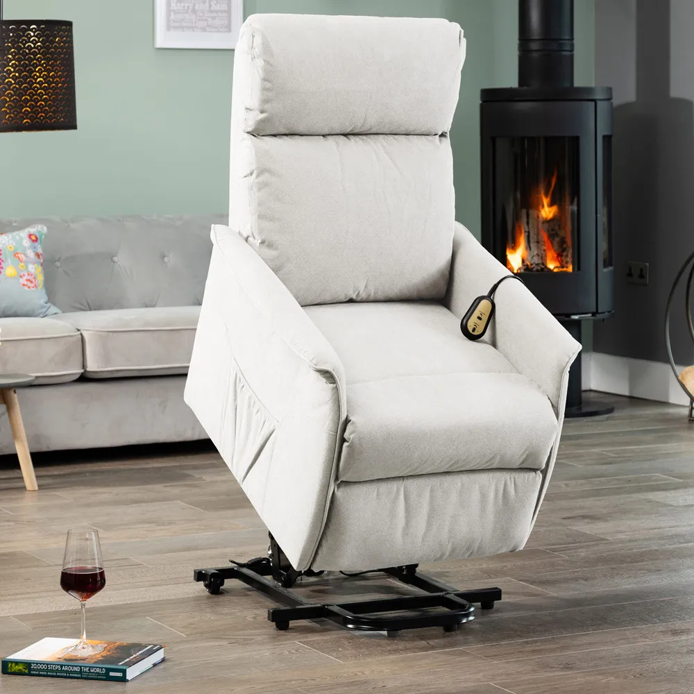 Milan Stone Recliner Chair - Grey