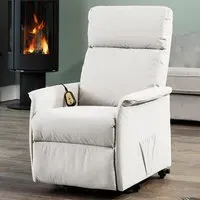 Milan Stone Recliner Chair - Grey