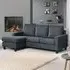 Modbury 3-Seater Reversible Corner Sofa - Dark Grey