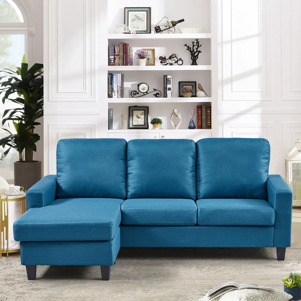 Modbury 3-Seater Reversible Corner Sofa - Teal